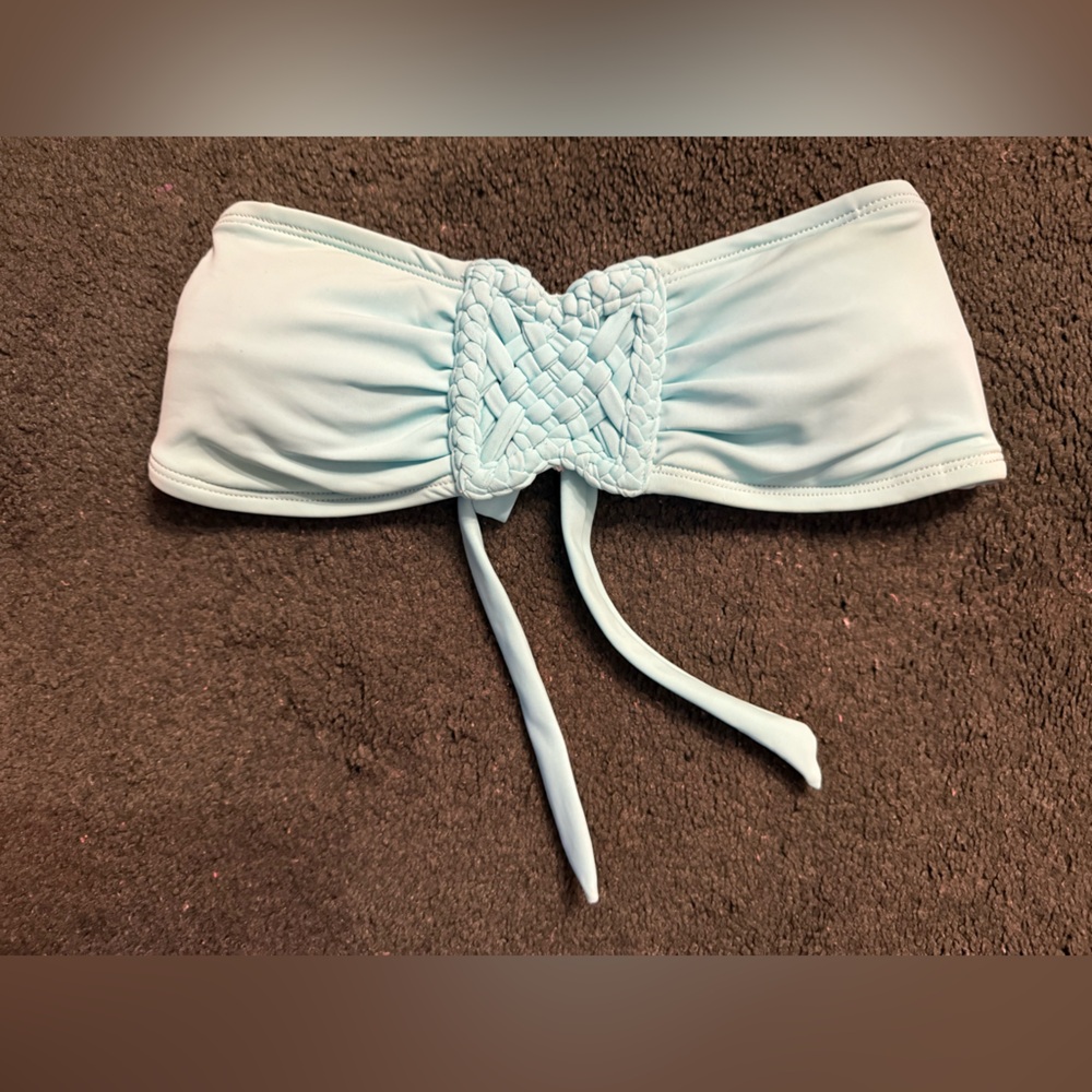 Sky Turquoise Bikini‎ Top NWOT